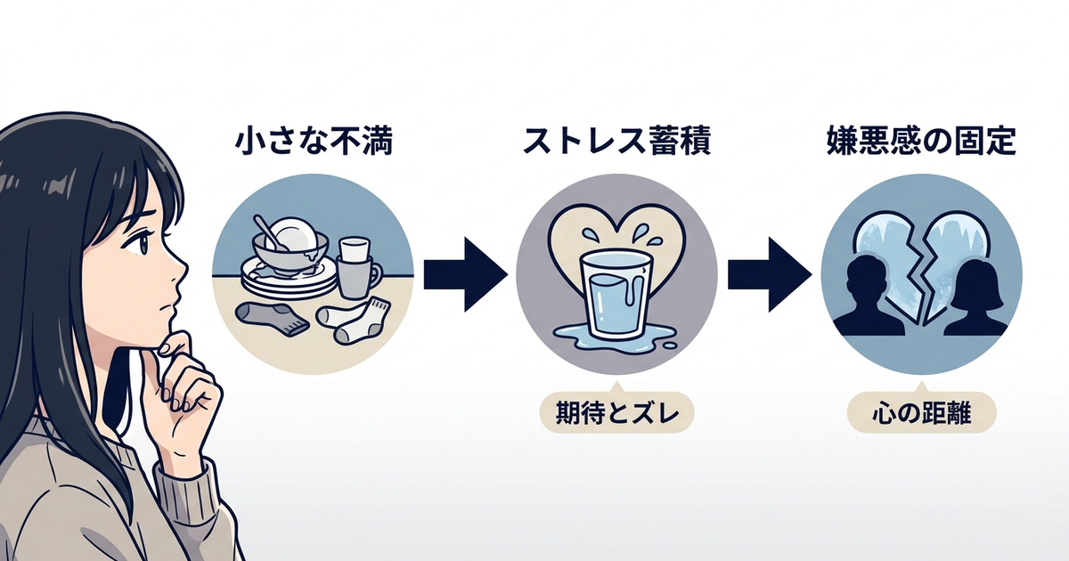 旦那が嫌いになるメカニズムを客観的に見つめてみる