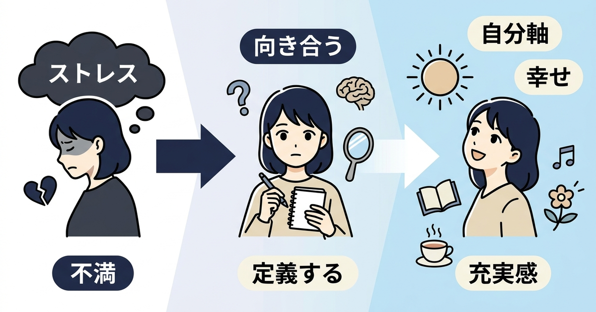 旦那が嫌いな時の対処法として「自分軸の幸せ」を定義していく