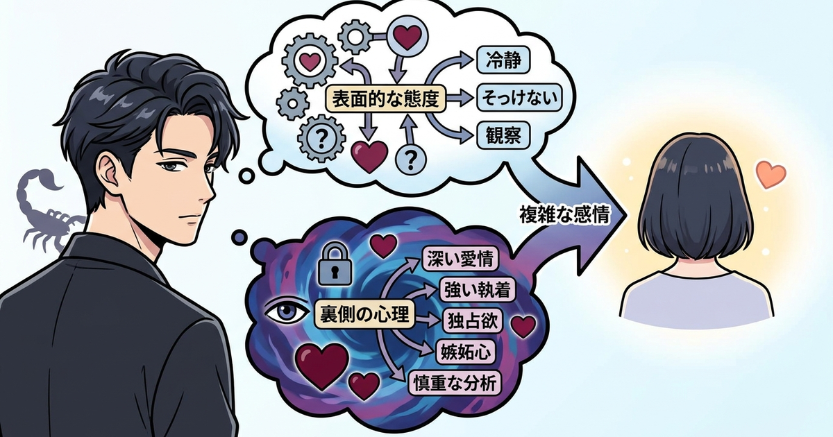 蠍座の男性が好きな人にとる態度の裏側に潜む複雑な心理状態が見えてくる