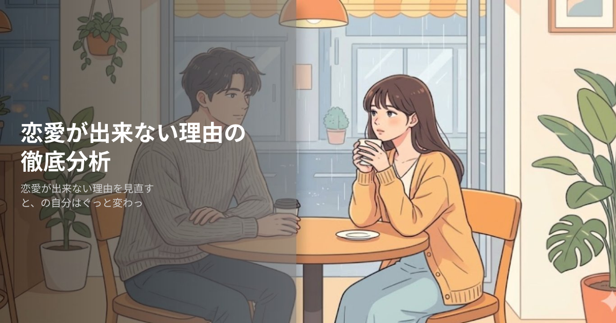 恋愛が出来ないの解説イメージ