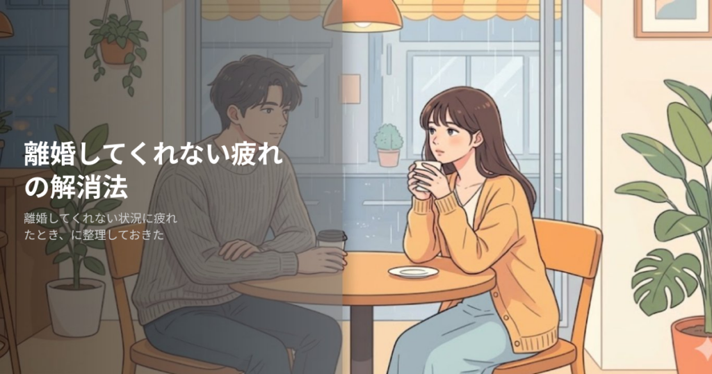 離婚してくれない疲れたの解説イメージ