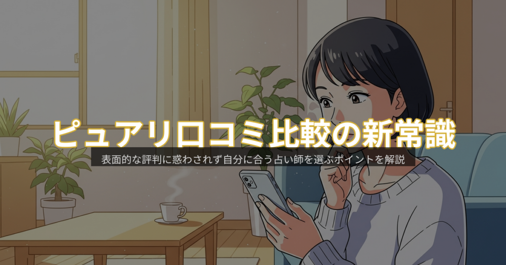 電話占いピュアリ 口コミの解説イメージ