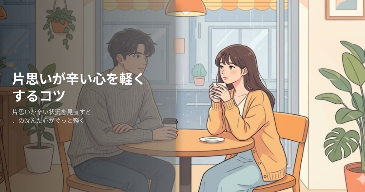 片思い が 辛いの解説イメージ