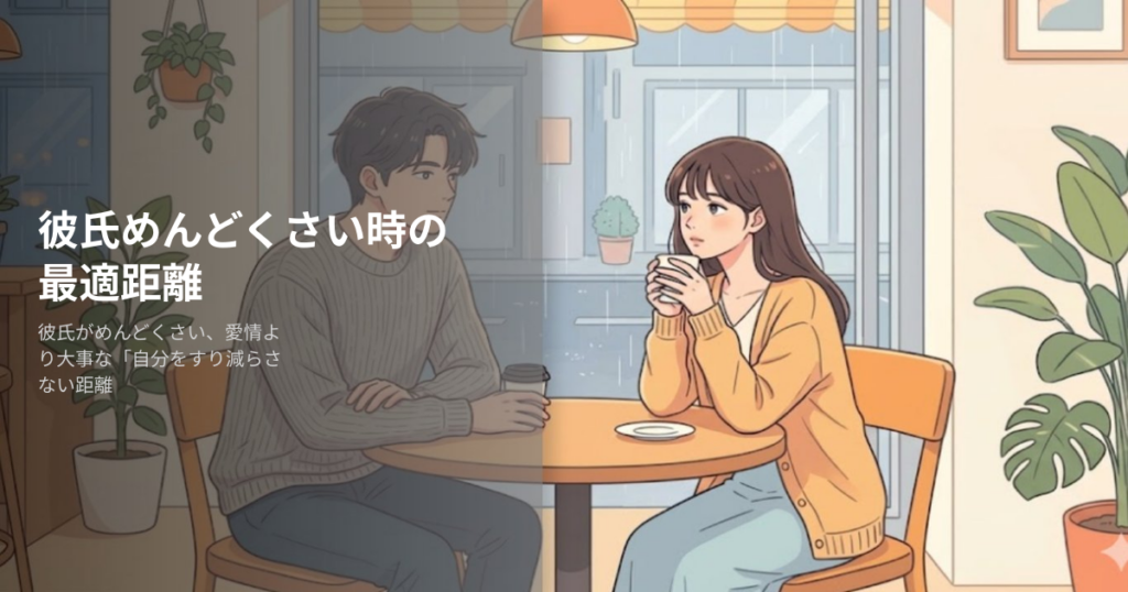 彼氏めんどくさいの解説イメージ