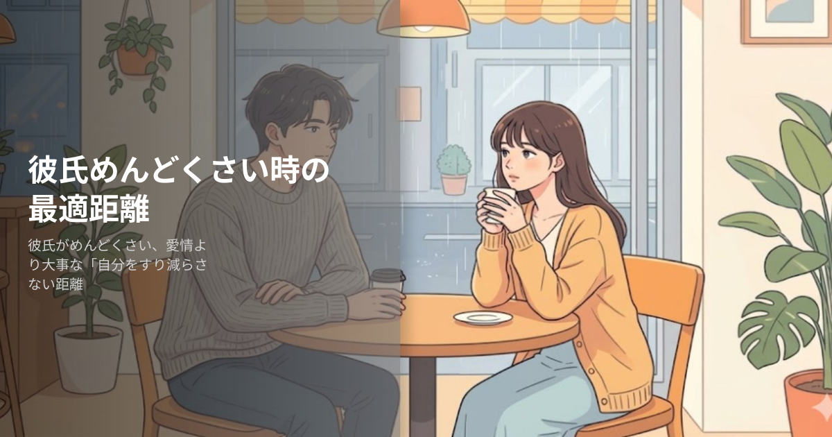 彼氏めんどくさいの解説イメージ