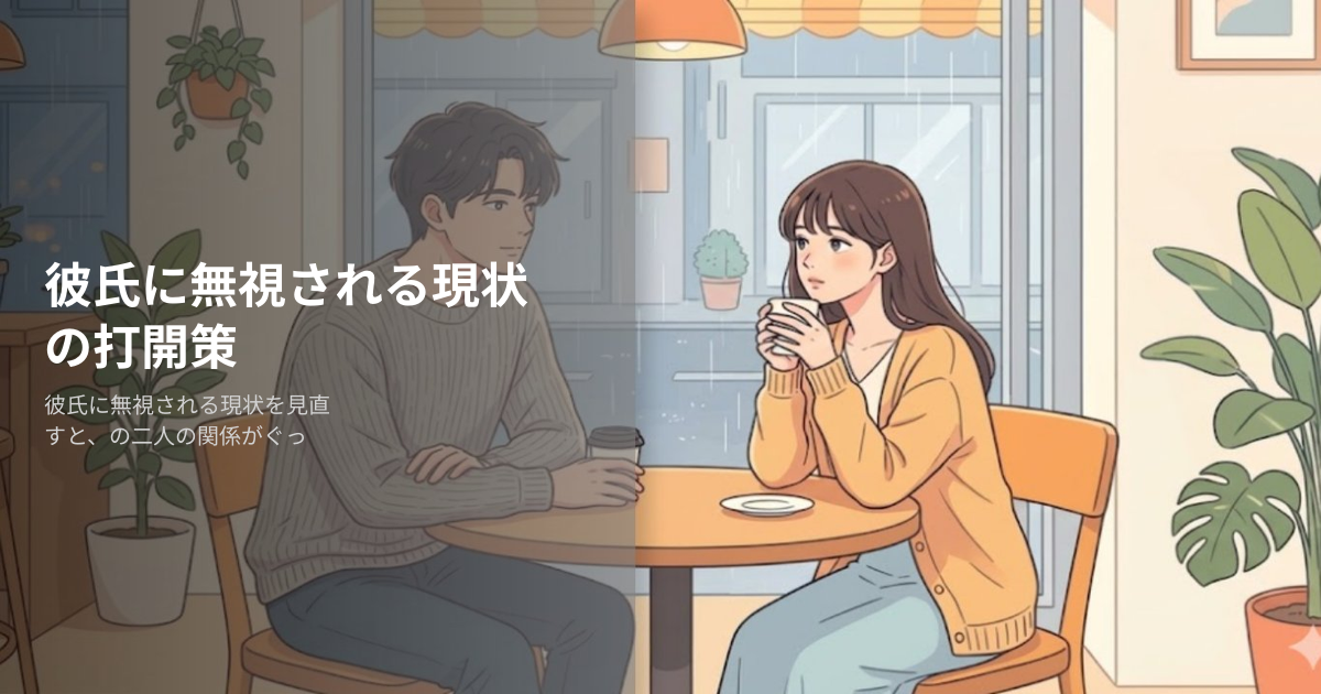 彼氏に無視されるの解説イメージ