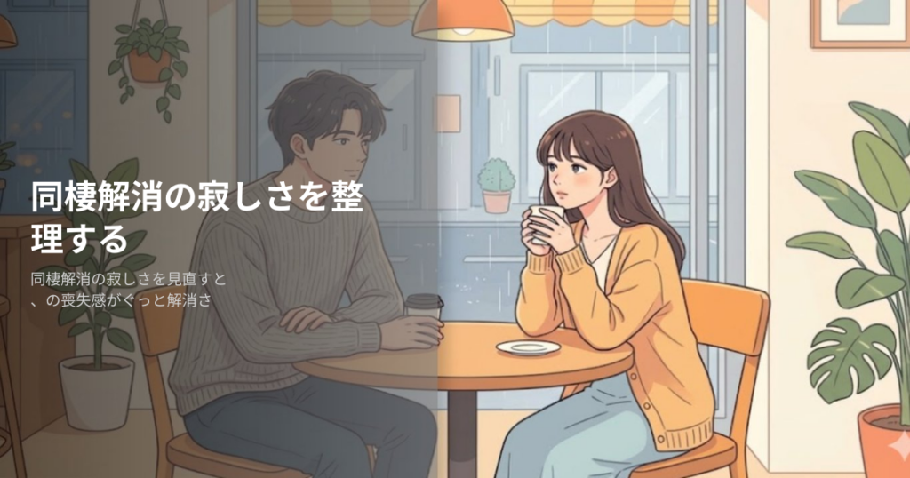 同棲解消寂しいの解説イメージ