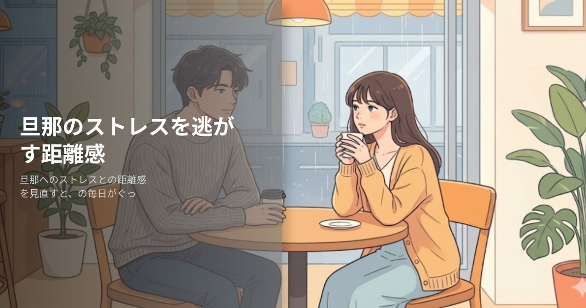 旦那のストレスの解説イメージ